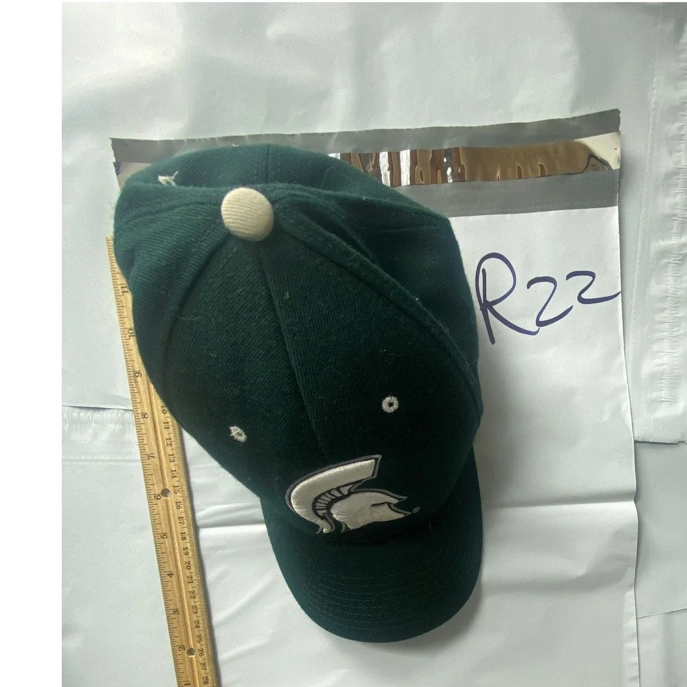 Michigan State Spartans Baseball Cap Green Adjustable Baseball‎ Hat